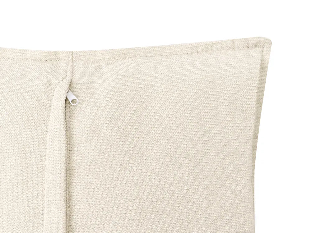 Sofa 3 Seater Fabric Light Beige Greylan