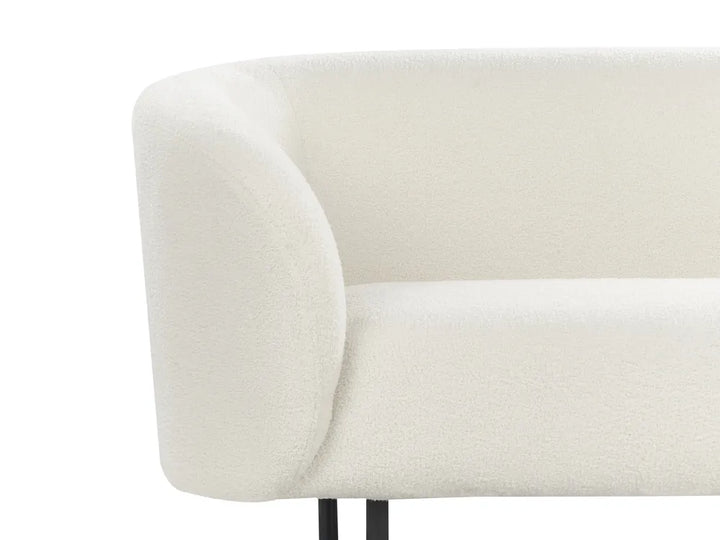 Sofa 3 Seater Boucle White Brost