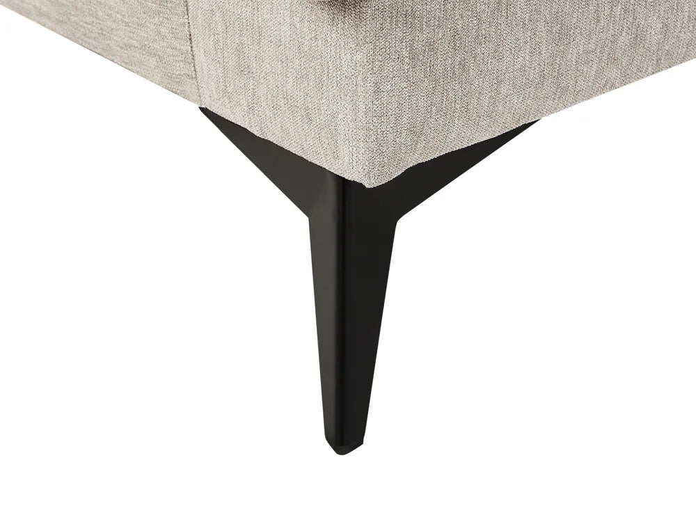 Sofa 3 Seater Fabric Taupe Jimeny