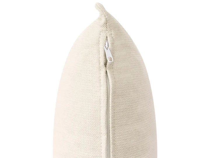 Sofa 3 Seater Fabric Light Beige Greylan