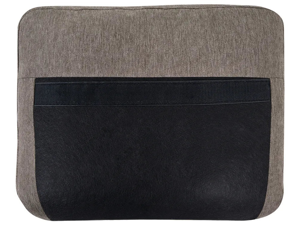 Sofa 3 Seater Fabric Brown Zayn