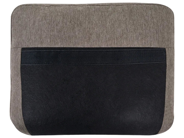 Sofa 3 Seater Fabric Brown Zayn