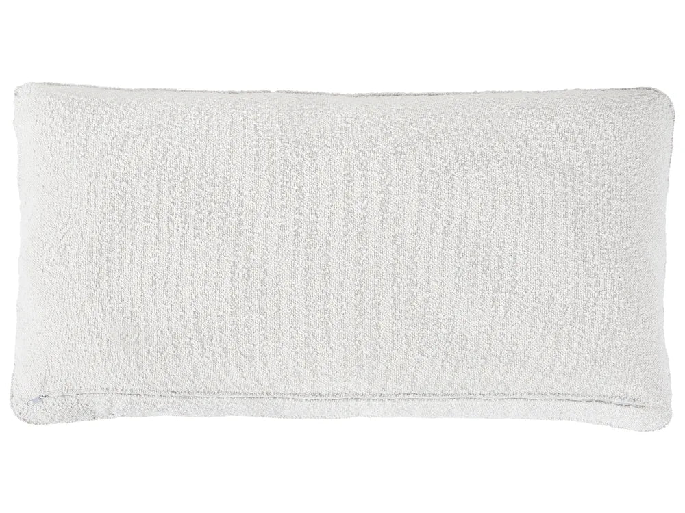 Sofa Bed 3 Seater Boucle Off-White Kaylle