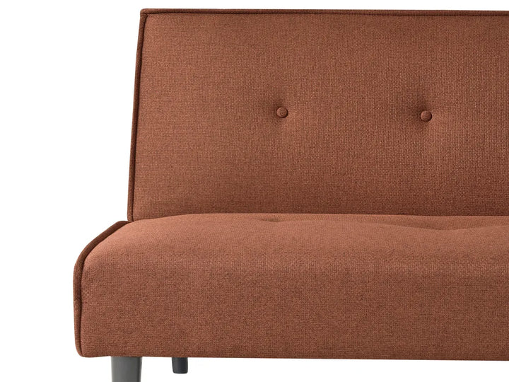 Sofa Bed 3 Seater Fabric Golden Brown Camen