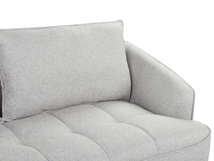 Sofa 3 Seater Fabric Grey Adame