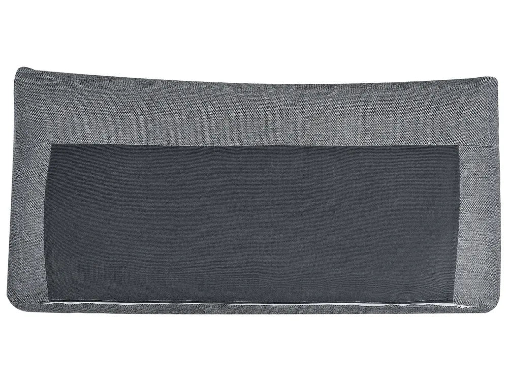 Corner Sofa Bed 3 Seater Fabric Dark Grey with Storage Right Hand Fairbairn
