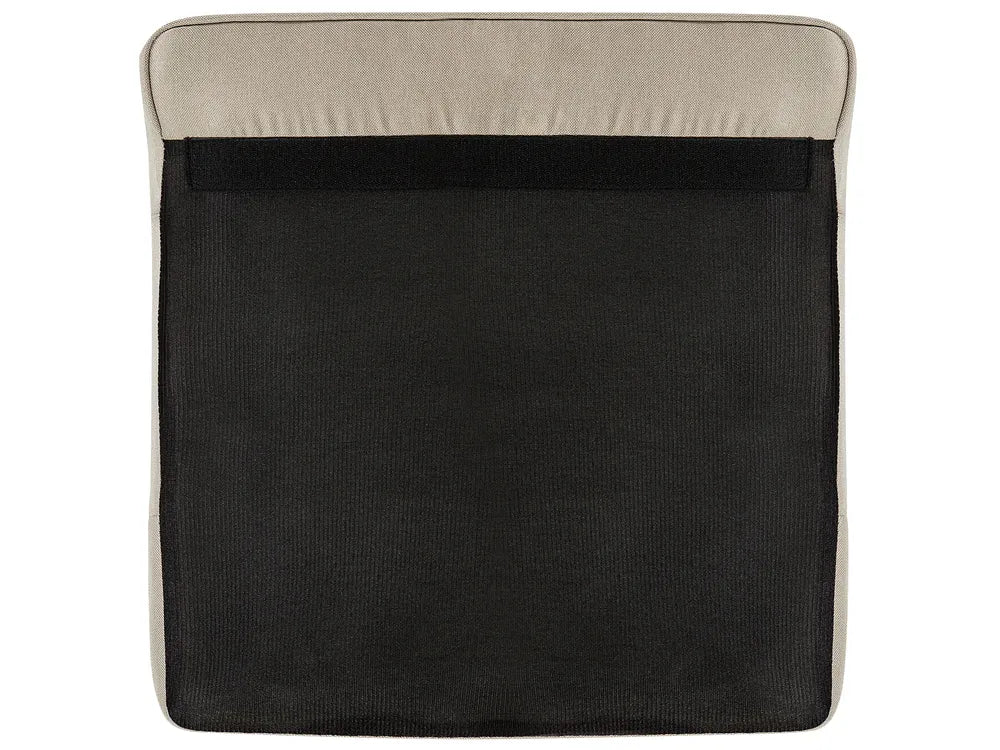 Sofa 3 Seater Fabric Beige Besnard