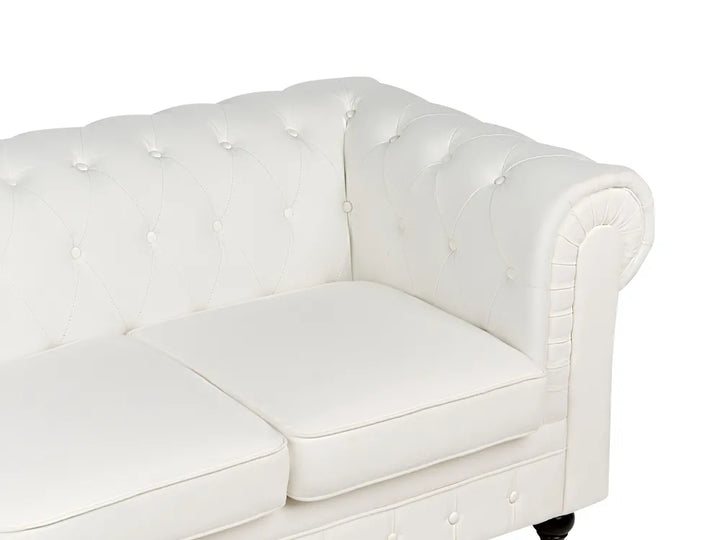Sofa 3 Seater Fabric Off-White Besnard