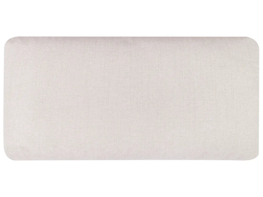 Sofa 3 Seater Fabric Light Beige Turner