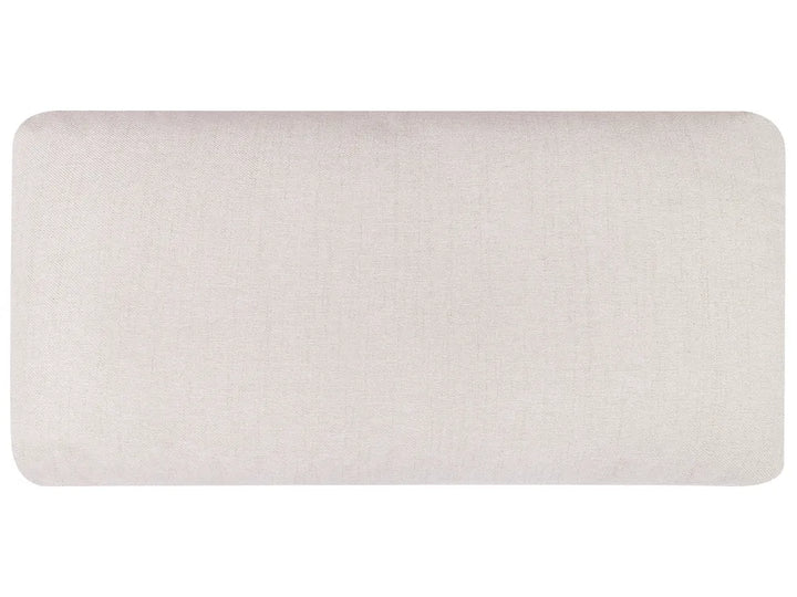 Sofa 3 Seater Fabric Light Beige Turner