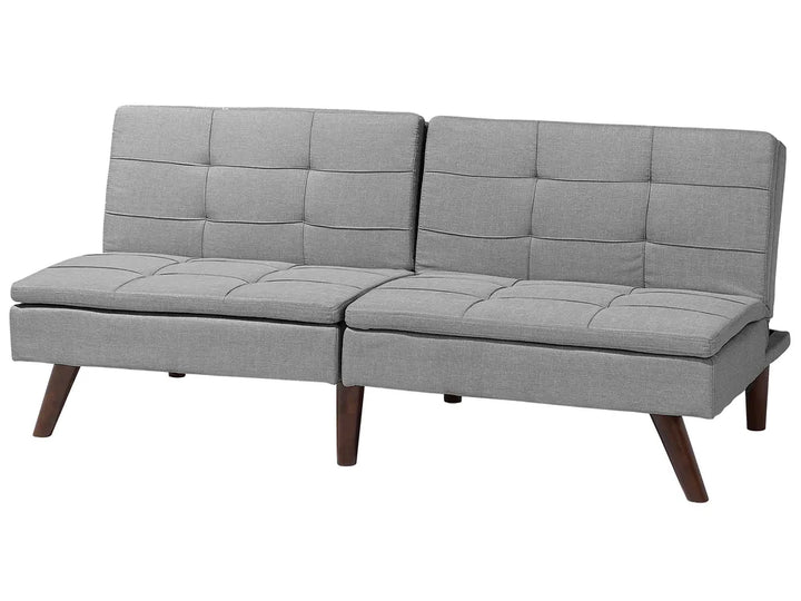 Sofa Bed 3 Seater Fabric Light Grey Laffey