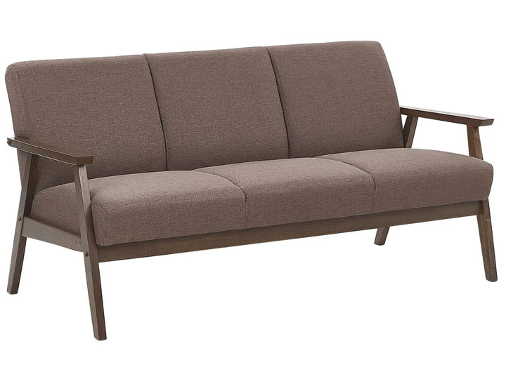 Sofa 3 Seater Fabric Brown Aadhya