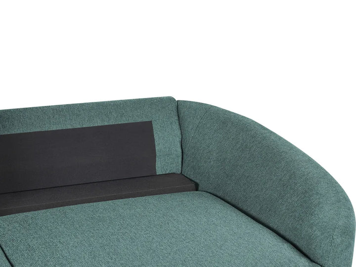 Sofa 3 Seater Fabric Green Deondry