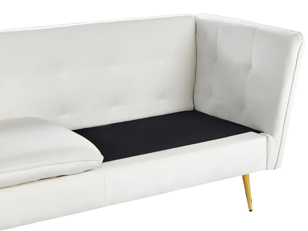 Sofa 3 Seater Velvet Off-White Arlander