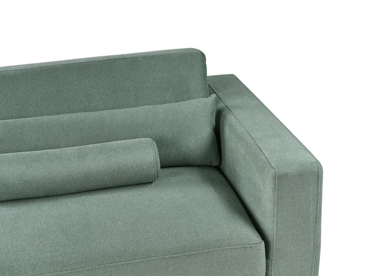 Sofa 3 Seater Fabric Light Green Maeesha