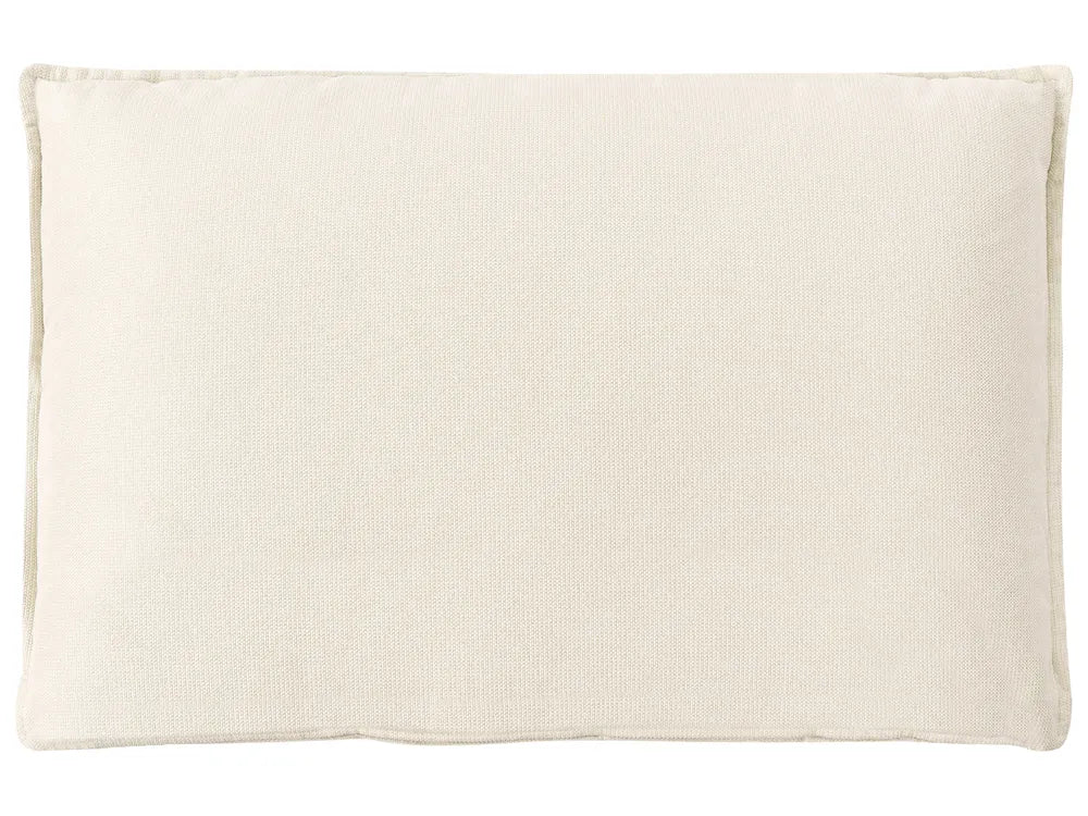 Sofa 3 Seater Fabric Light Beige Greylan