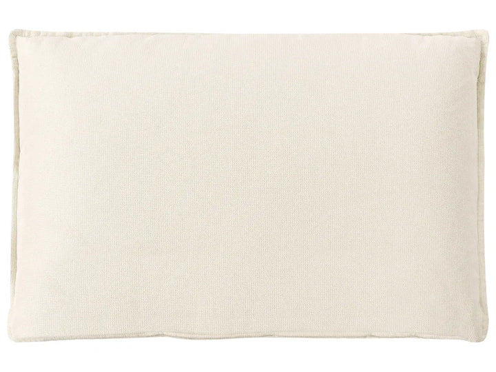 Sofa 3 Seater Fabric Light Beige Greylan