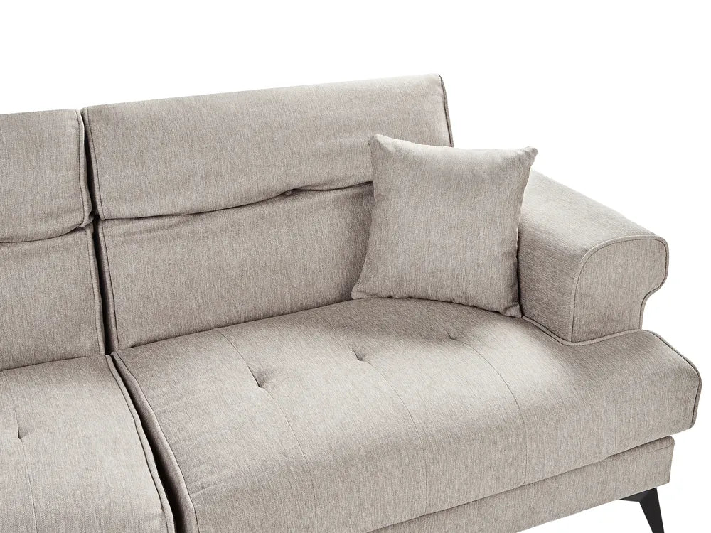 Sofa 3 Seater Fabric Taupe Jimeny