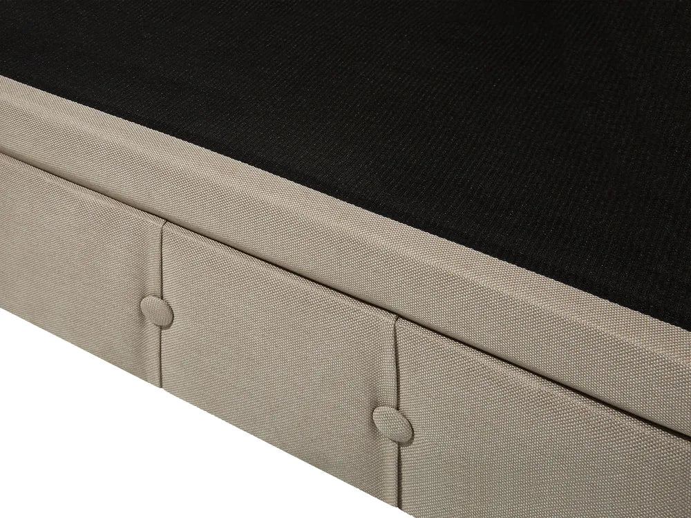 Sofa 3 Seater Fabric Beige Besnard