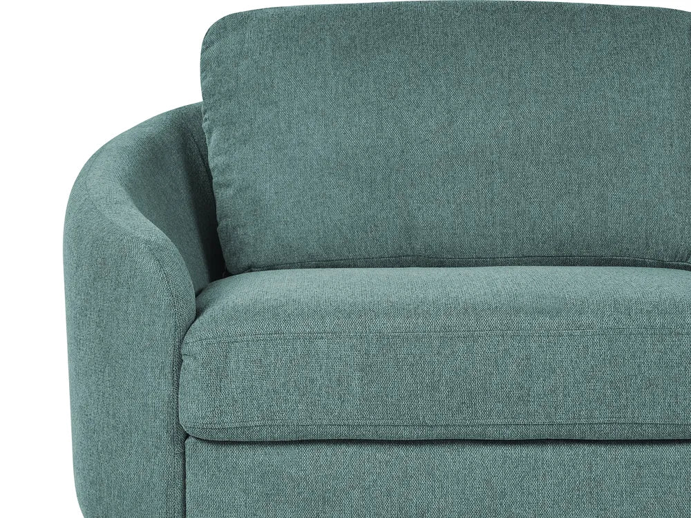 Sofa 3 Seater Fabric Green Deondry