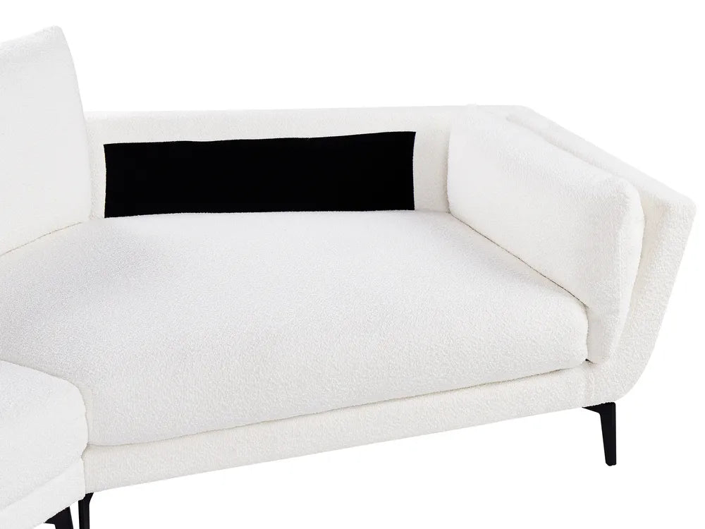 Sofa 3 Seater Boucle White Turner