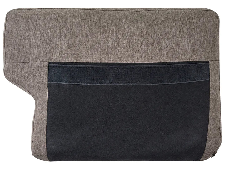 Sofa 3 Seater Fabric Brown Zayn