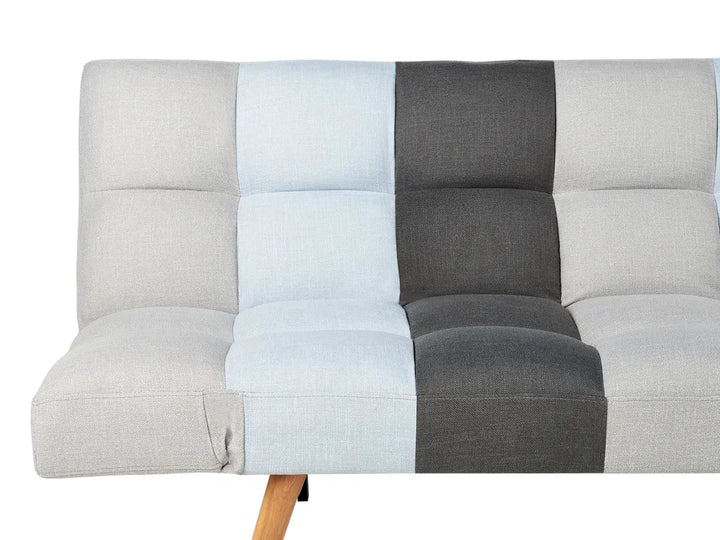 Sofa Bed 2 Seater Fabric Blue Cashten
