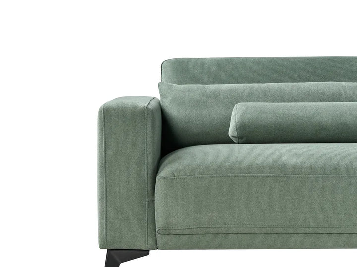 Sofa 3 Seater Fabric Light Green Maeesha