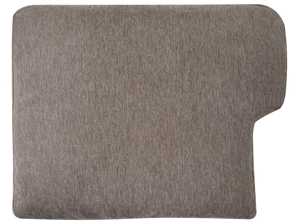 Sofa 3 Seater Fabric Brown Zayn