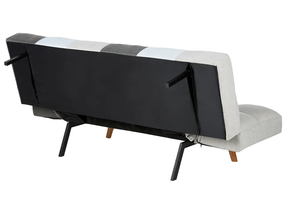 Sofa Bed 2 Seater Fabric Blue Cashten