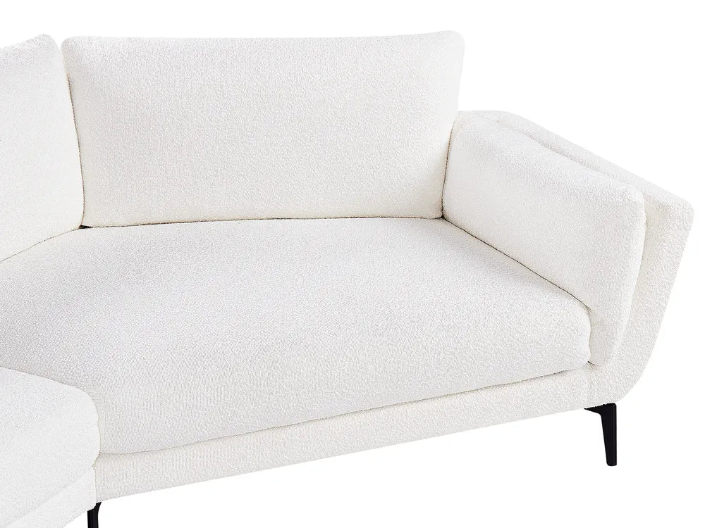 Sofa 3 Seater Boucle White Turner