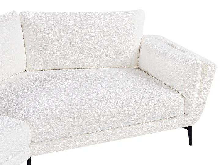Sofa 3 Seater Boucle White Turner
