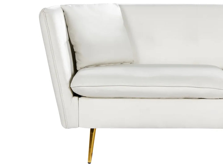 Sofa 3 Seater Velvet Off-White Arlander