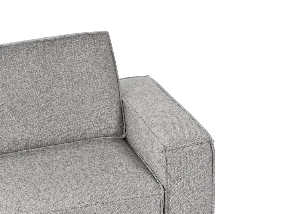 Sofa Bed 3 Seater Fabric Light Grey Bertina