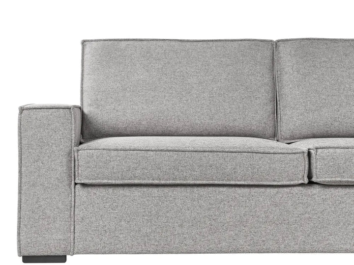Sofa Bed 3 Seater Fabric Light Grey Bertina