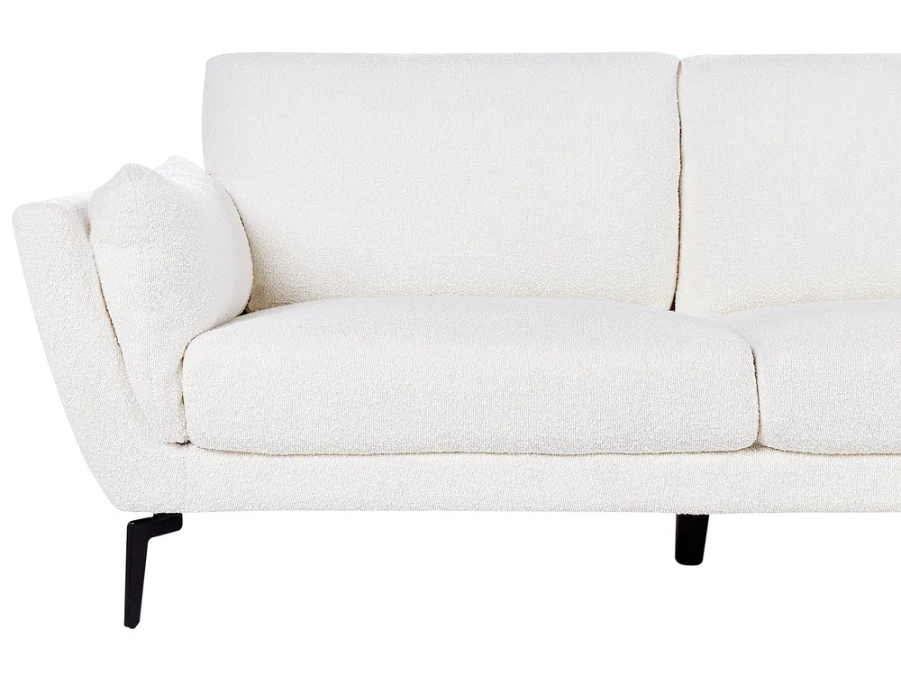 Sofa 3 Seater Boucle White Turner