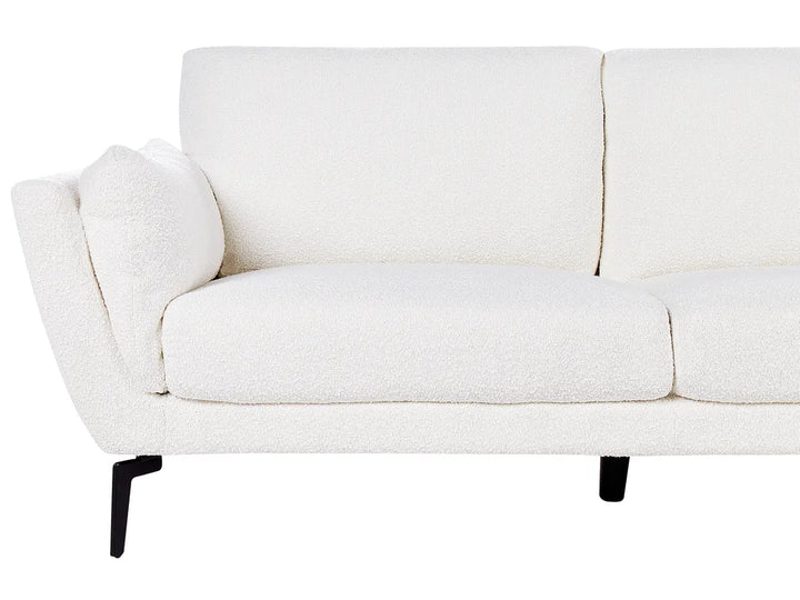 Sofa 3 Seater Boucle White Turner