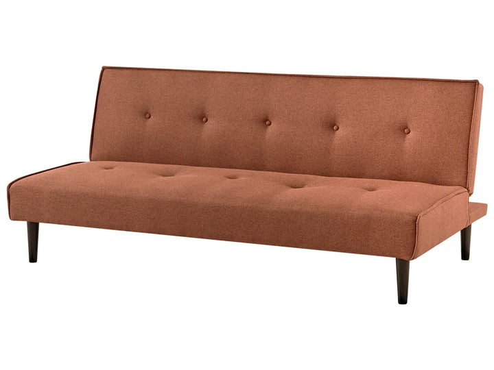 Sofa Bed 3 Seater Fabric Golden Brown Camen