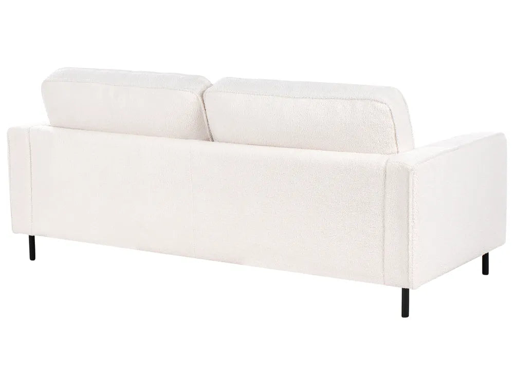 Sofa 3 Seater Boucle White Chanet