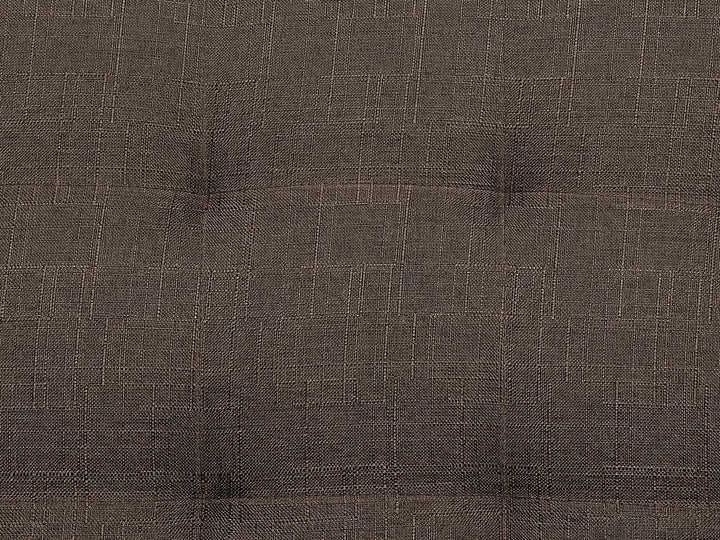 Sofa Bed 3 Seater Fabric Dark Brown Denby