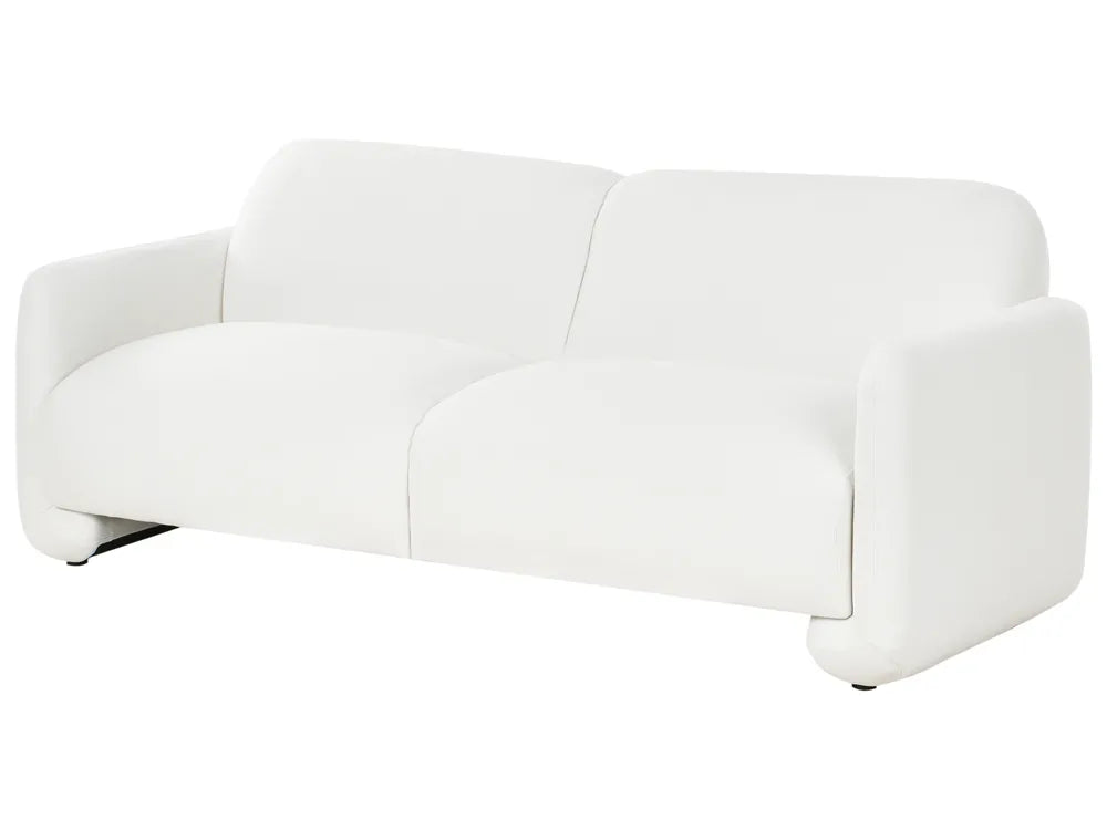 Sofa 3 Seater Fabric White Nhat