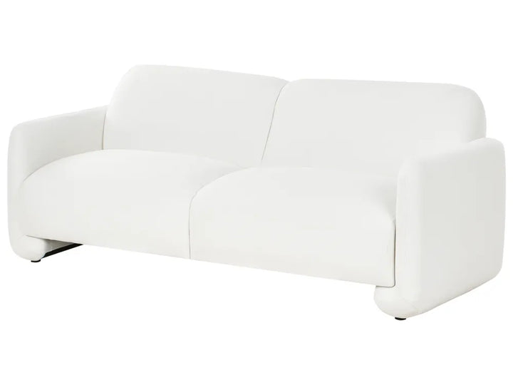 Sofa 3 Seater Fabric White Nhat