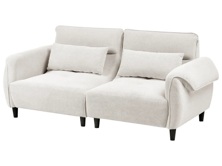 Sofa 3 Seater Fabric Off-White Wanetta