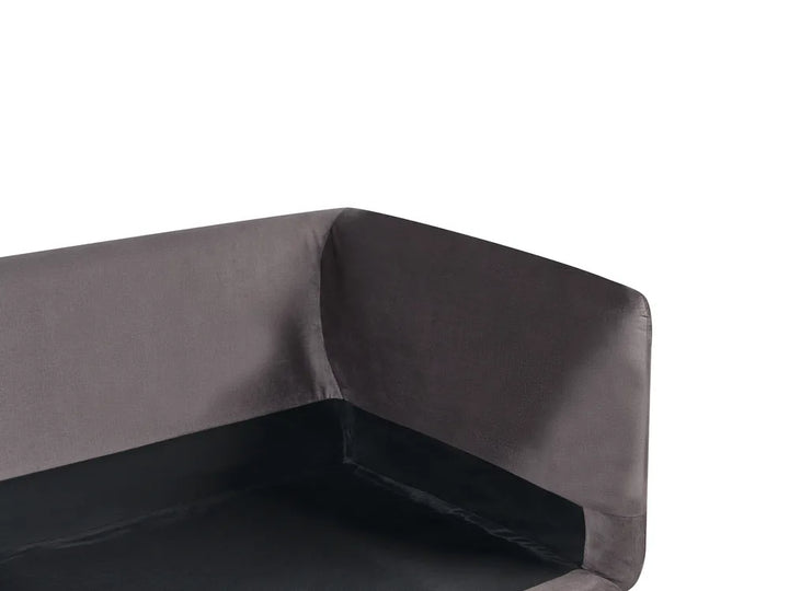 Sofa 3 Seater Velvet Taupe Palmieri