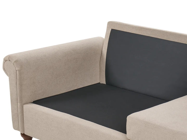 Sofa 3 Seater Fabric Taupe Laurice