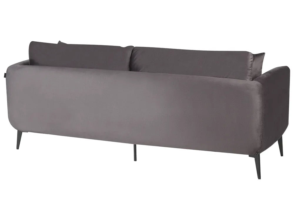 Sofa 3 Seater Velvet Taupe Palmieri