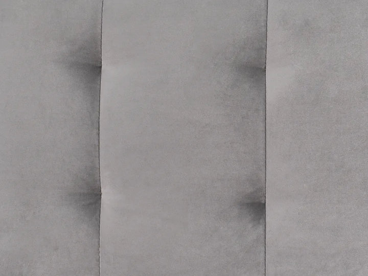 Sofa Bed 3 Seater Velvet Light Grey Aronas