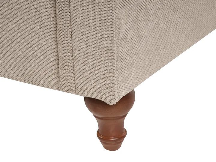 Sofa 3 Seater Fabric Taupe Laurice