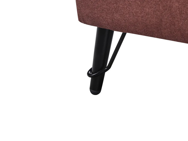 Sofa 3 Seater Fabric Burgundy Adame