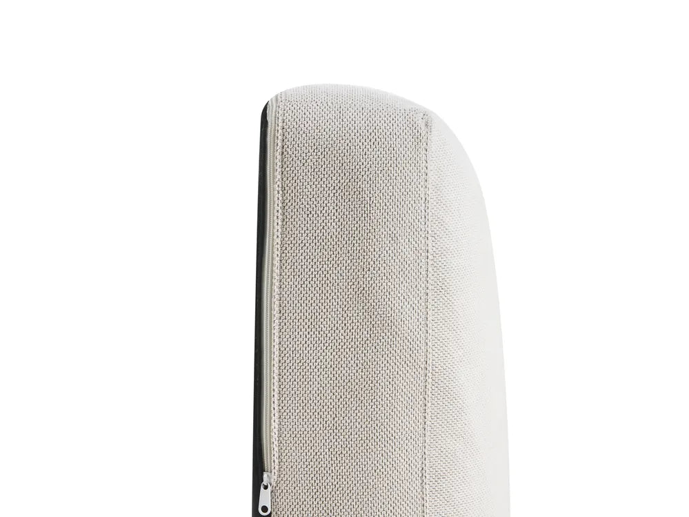 Sofa 3 Seater Fabric Off-White Elaiza